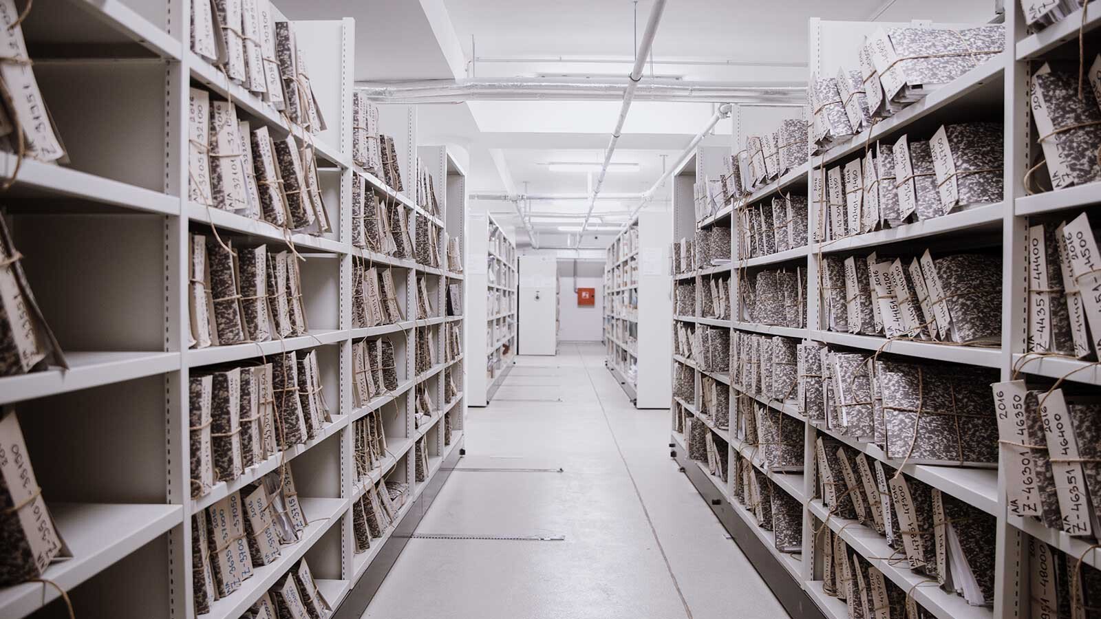 High density mobile shelving archive Bruynzeel_Land registry department_Zagreb