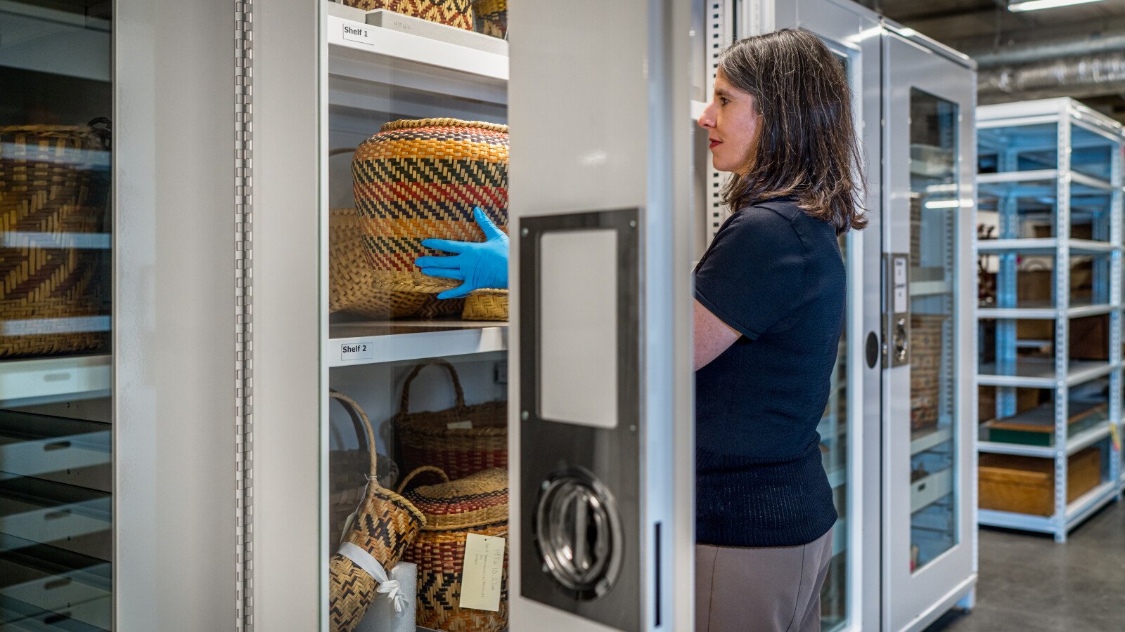 Delta hermetically sealed museum grade cabinets