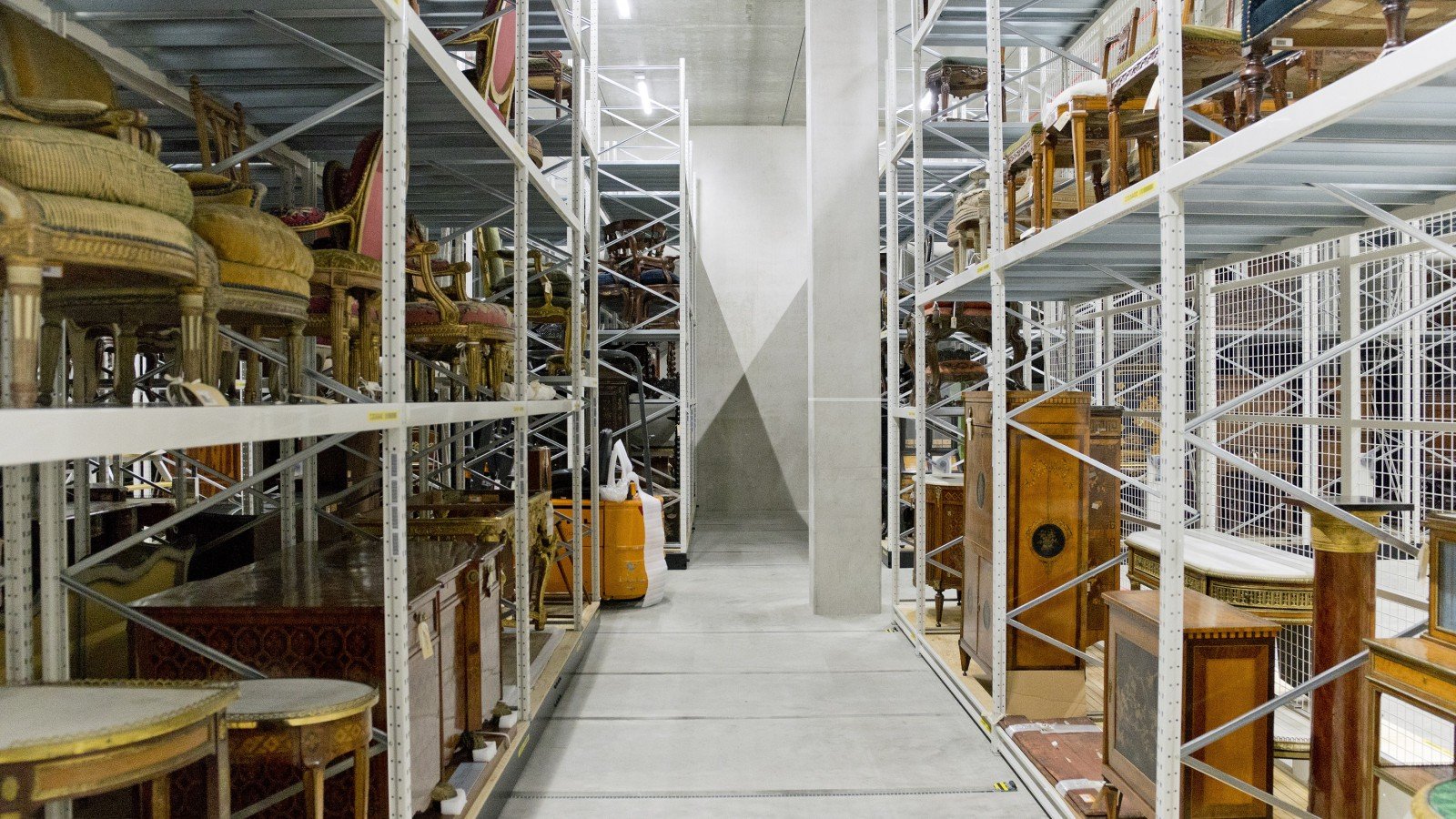 Long span shelving history collection