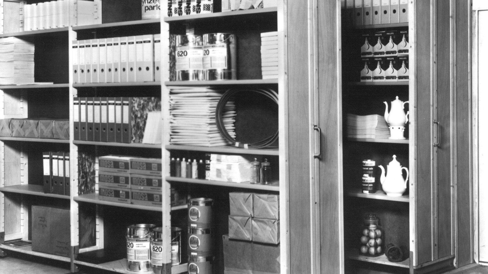 Mobile Wooden Shelving