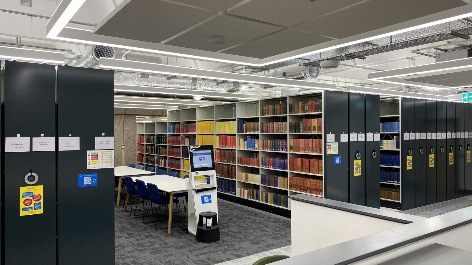 University of St Andews_Mobile shelving 2