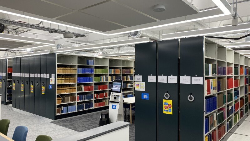 University of St Andews_Mobile shelving